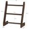 3-Tier Rustic Wood Farmhouse Wall Hanging Ladder Towel Rack